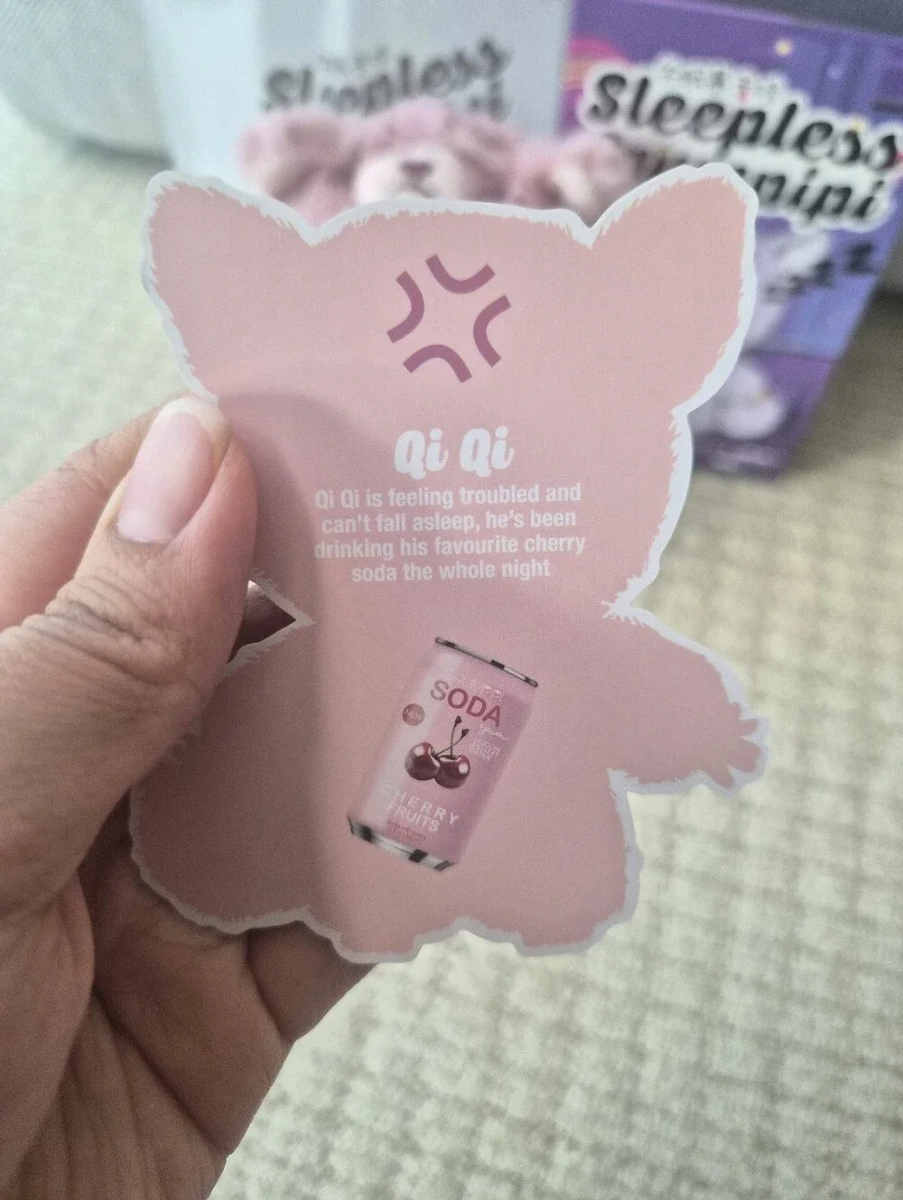 Sleepless Grumpupi Plush Blind Box Confirmed Qiqi